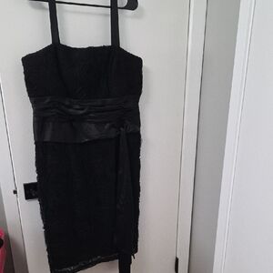 R&M Richards Black Dress with Sash
